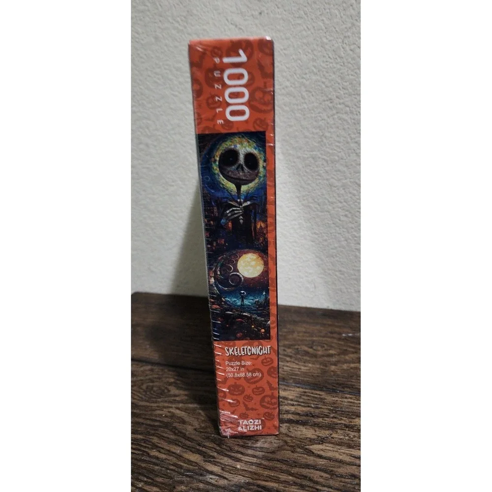 Skeletonight 1000 Piece Jigsaw Puzzle Halloween Skeleton Taozi & Lizhi New